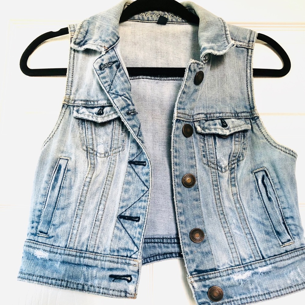 American Eagle Outfitters Denim Vest